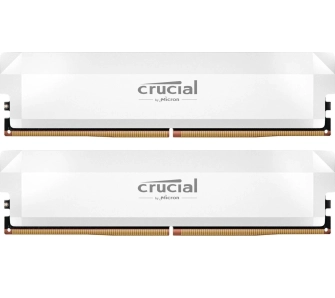 Pamięć RAM Crucial Pro Overclocking DDR5 64GB (2x32GB) 6400 CL38 Biały