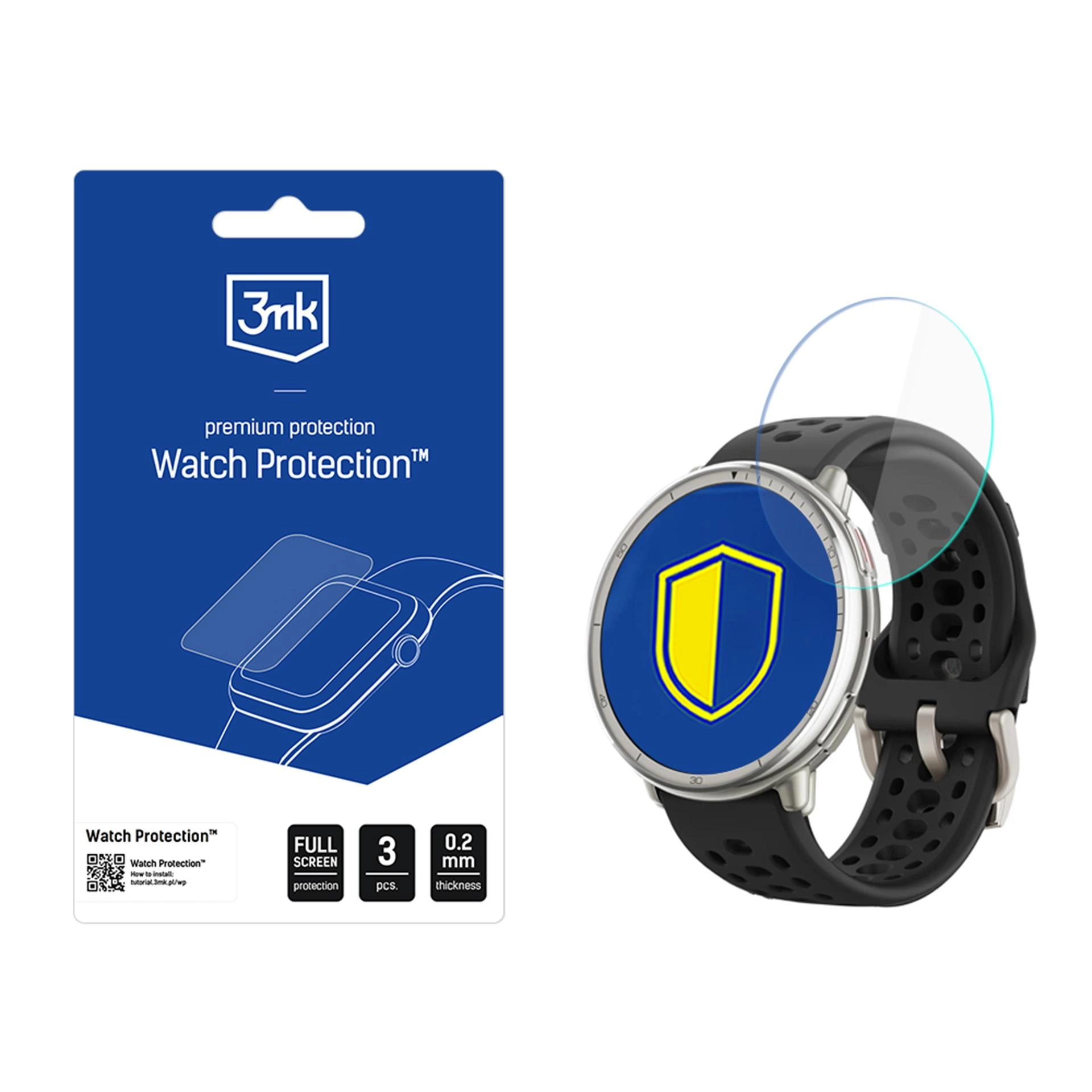 Folia ochronna 3mk Watch Protection ARC do Amazfit Active 2