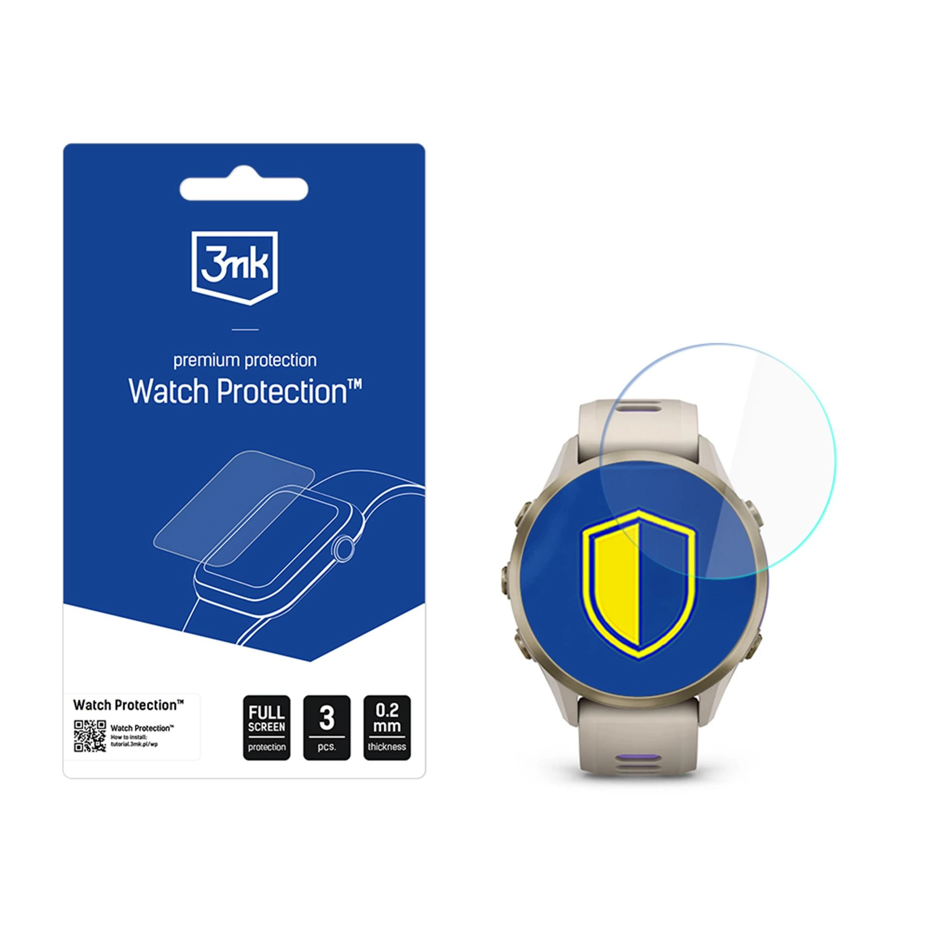 Folia ochronna 3mk Watch Protection ARC do Garmin Forerunner 970 (47mm)