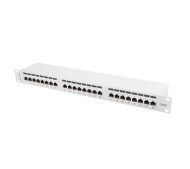 Lanberg PPS6-1024-S 24 PORT 1U 19" KAT.6 FTP Szary