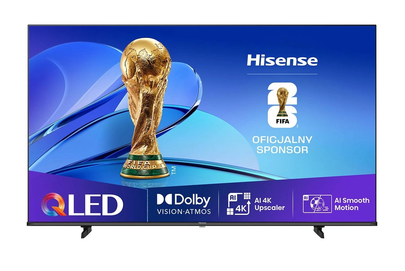 Telewizor Hisense 85E7Q 85" QLED 4K Smart TV Funkcje AI Dolby Vision Dolby Atmos HDMI 2.1 DVB-T2
