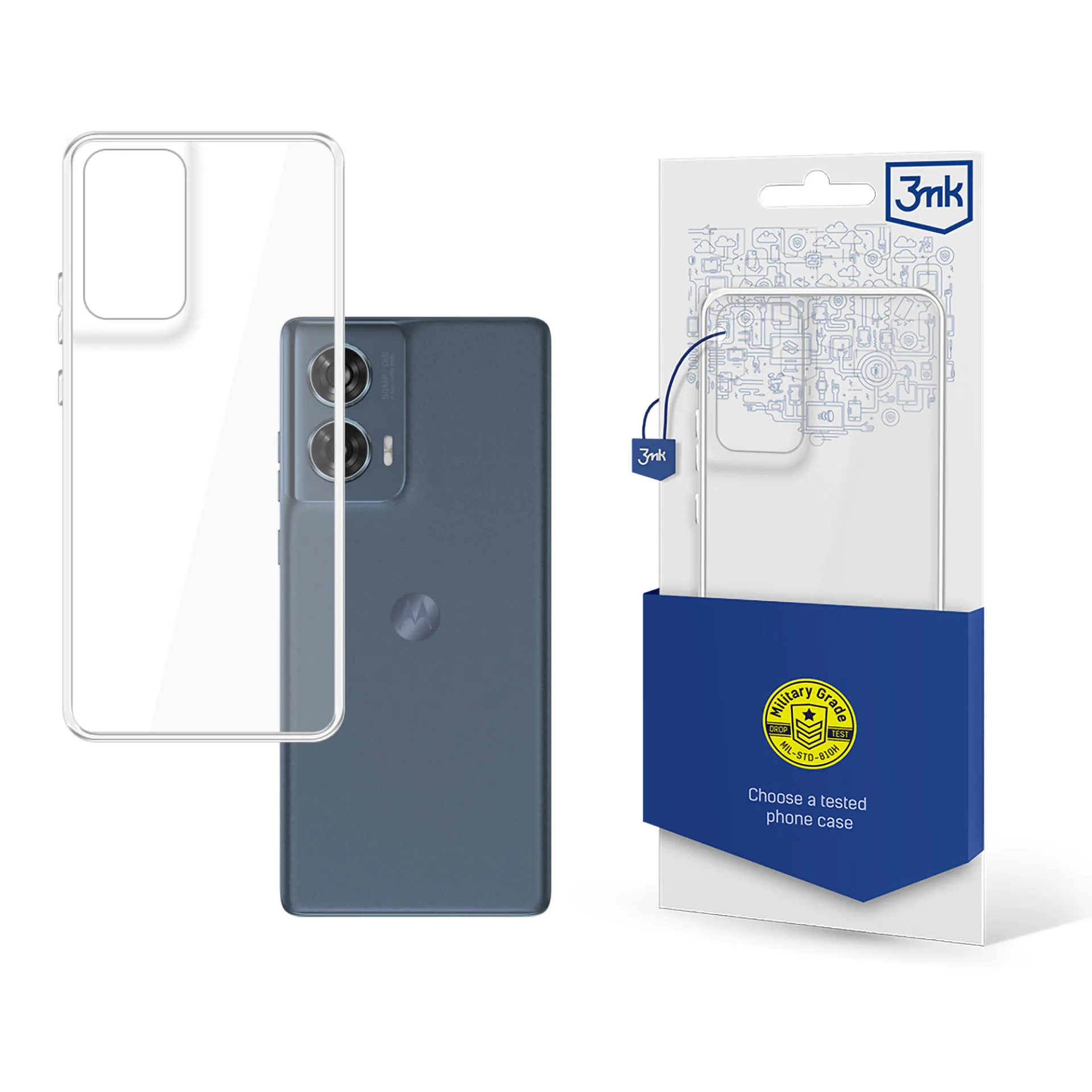 Etui 3mk Clear Case do Motorola Moto Edge 50 Fusion