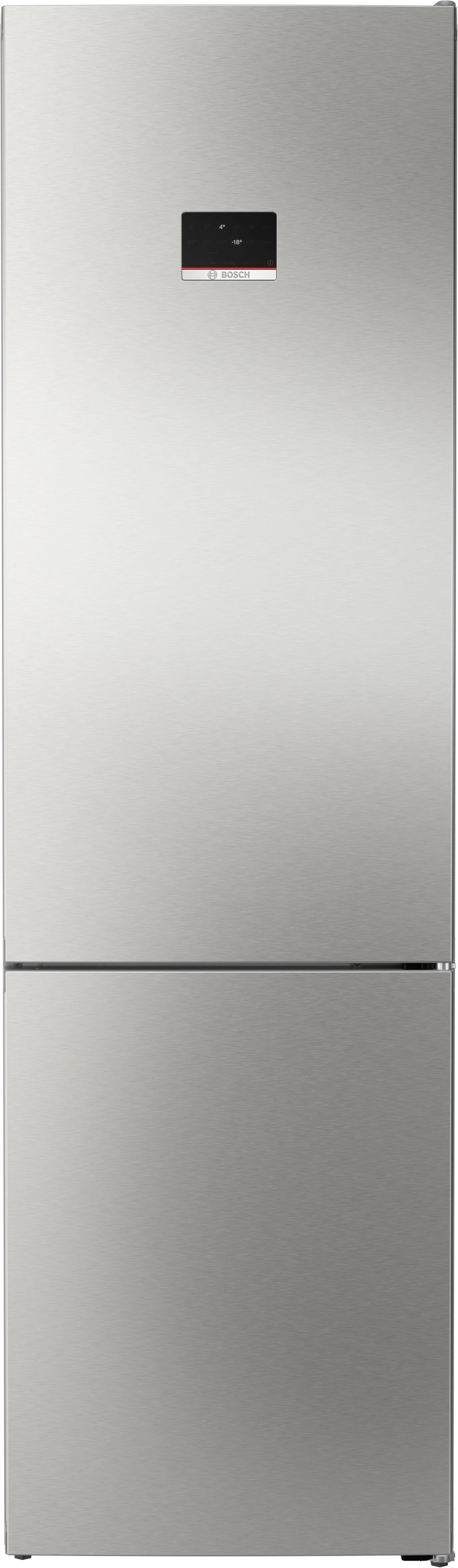 Bosch Serie 6 KGN394ICF Pełny No Frost 203cm Szuflada z kontrolą wilgotności Stal szczotkowana