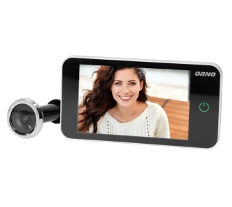 Wizjer z kamerą Orno OR-WIZ-1107 4" Czarno-srebrny