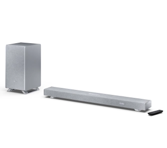 Soundbar Sharp HT-SBW53121 3.1.2 Bluetooth Dolby Atmos DTS X Srebrny