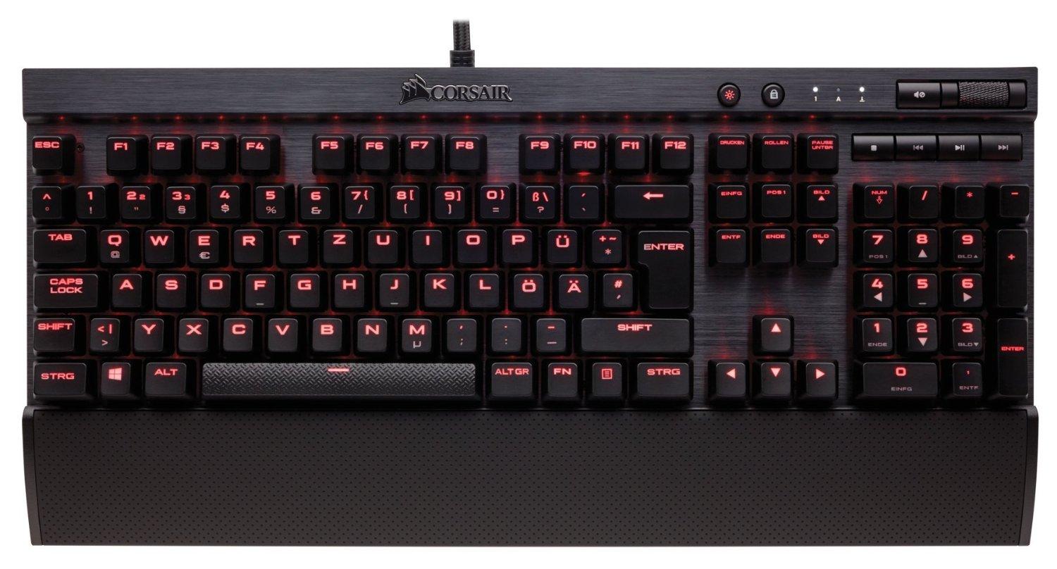 Klawiatura mechaniczna Corsair K70 LUX Red LED - Cherry MX Red