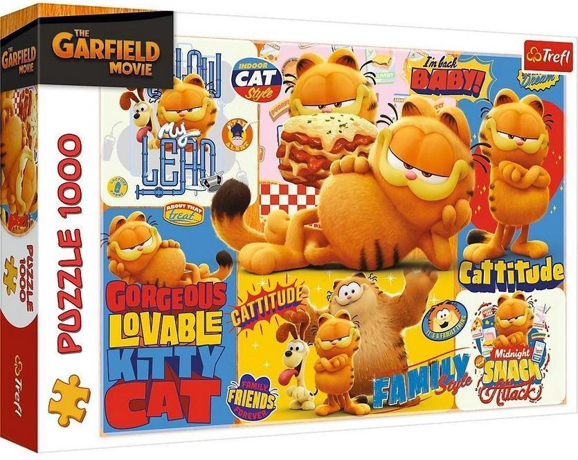 Puzzle Przygody Garfielda 1000 elementów