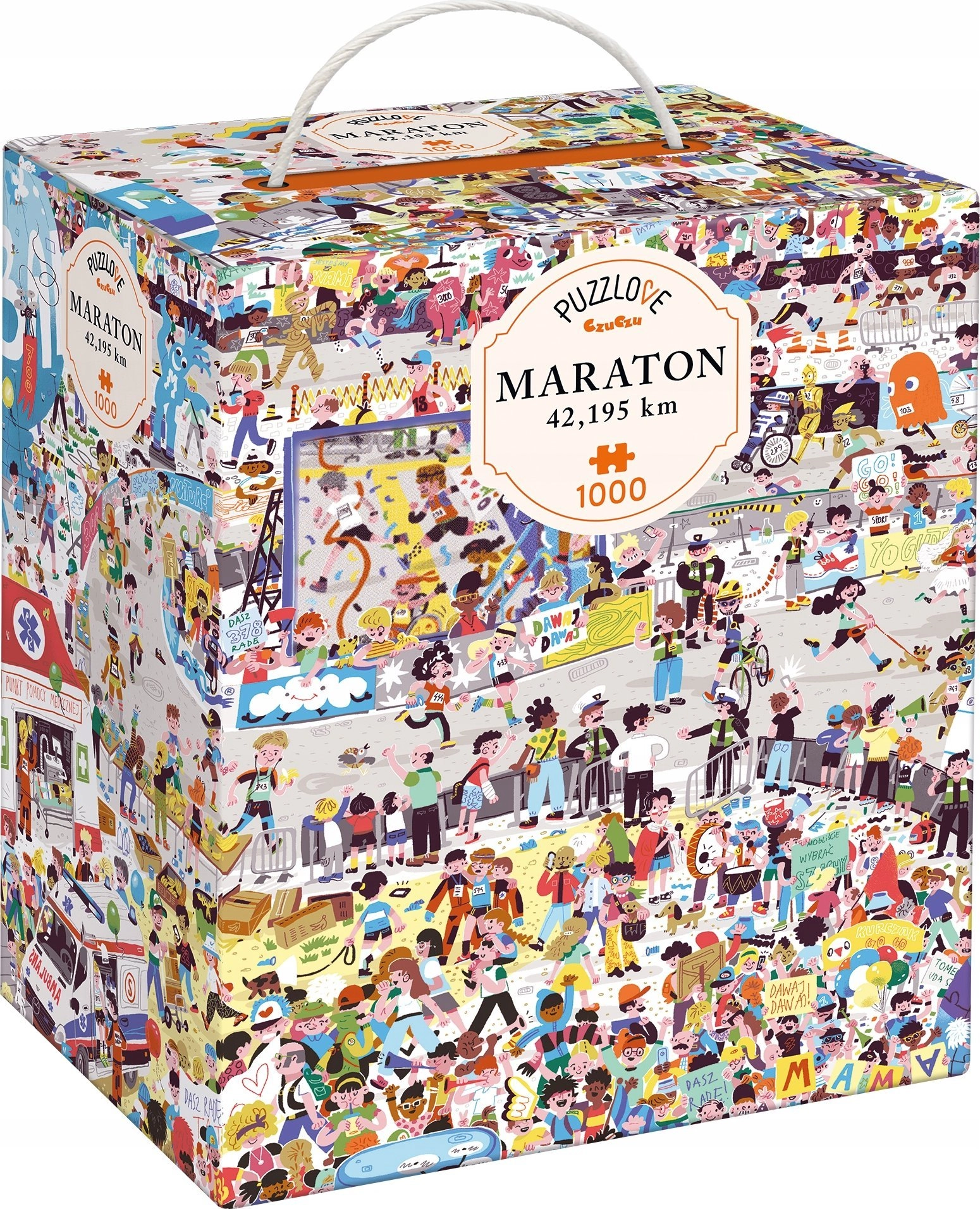 Puzzle Puzzlove Maraton 42,195km 1000 elementów