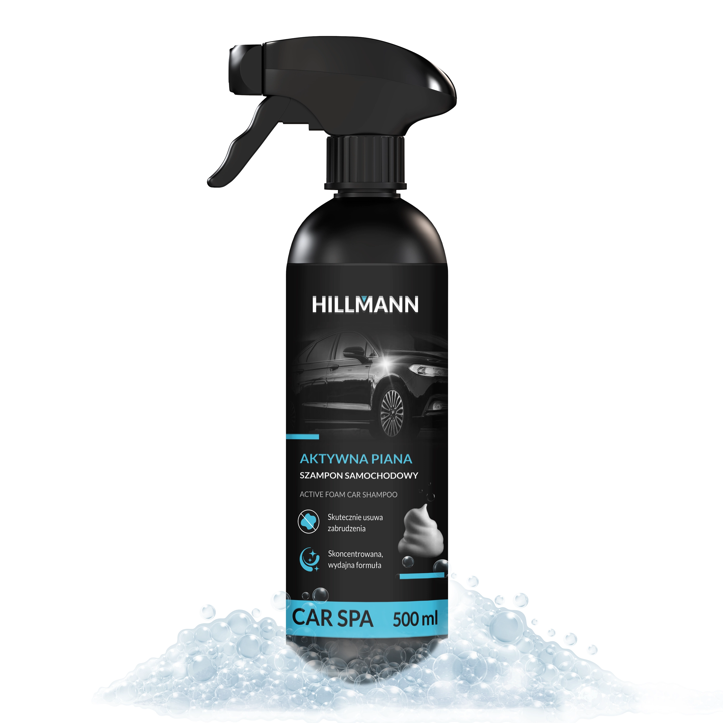 Szampon samochodowy Aktywna Piana HILLMANN HASSZ500 500 ml