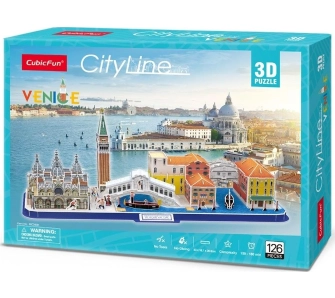 Puzzle 3D City Line Wenecja 126 elementów