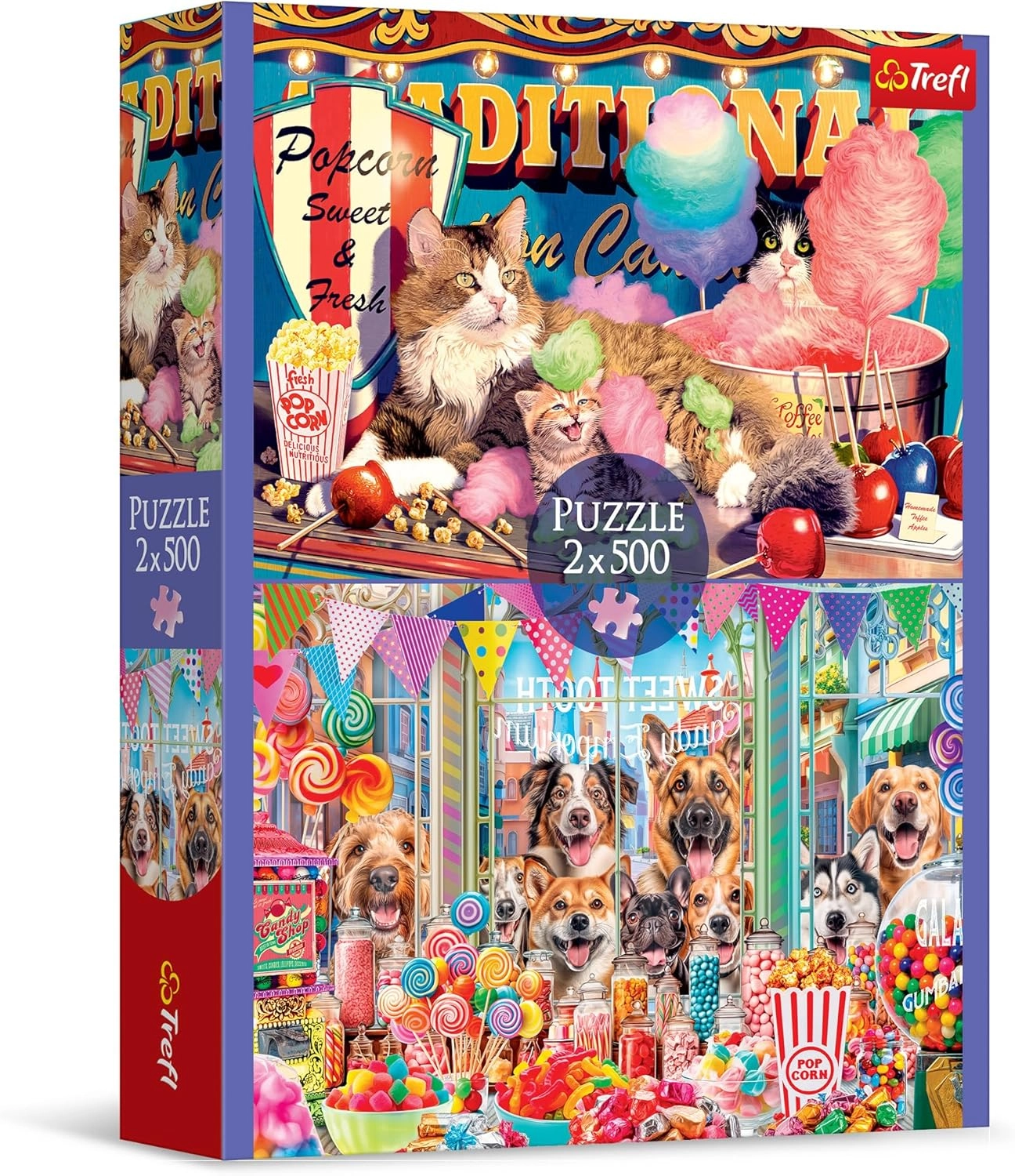 Puzzle Puszyści przyjaciele 2x500 elementów