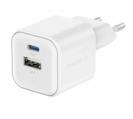 Swissten 22071500 12W 1x USB-C 1x USB-A Biały
