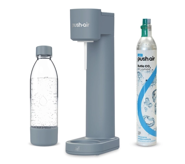 Dafi PushAir Szary + Nabój z gazem CO2
