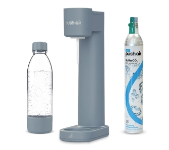 Saturator Dafi PushAir Szary + Nabój z gazem CO2