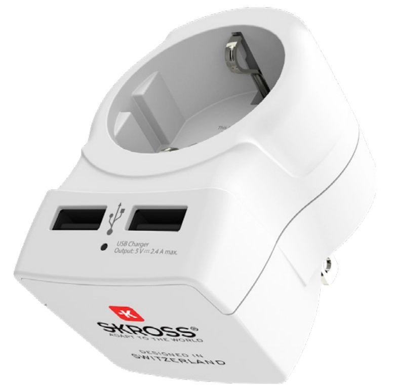 Adapter podróżny Skross Europe to USA USB (1.500281-E)