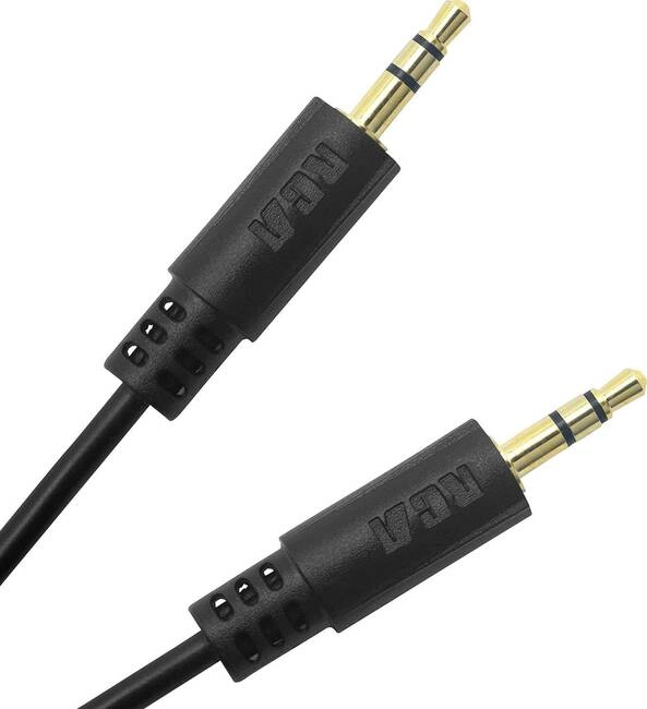 Kabel audio RCA 84018 jack 3,5mm 1,5m Czarny