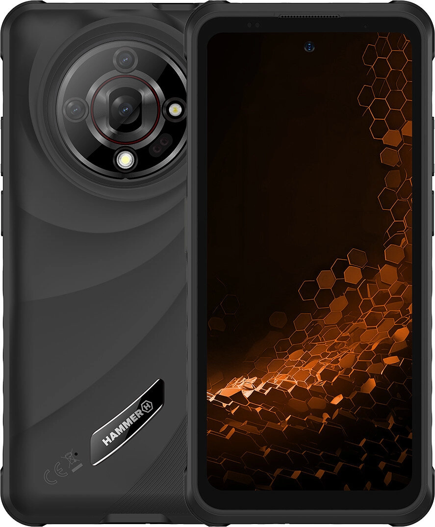 Smartfon myPhone HAMMER Iron 6 5G 8/256GB 6,56" 64Mpix Czarny