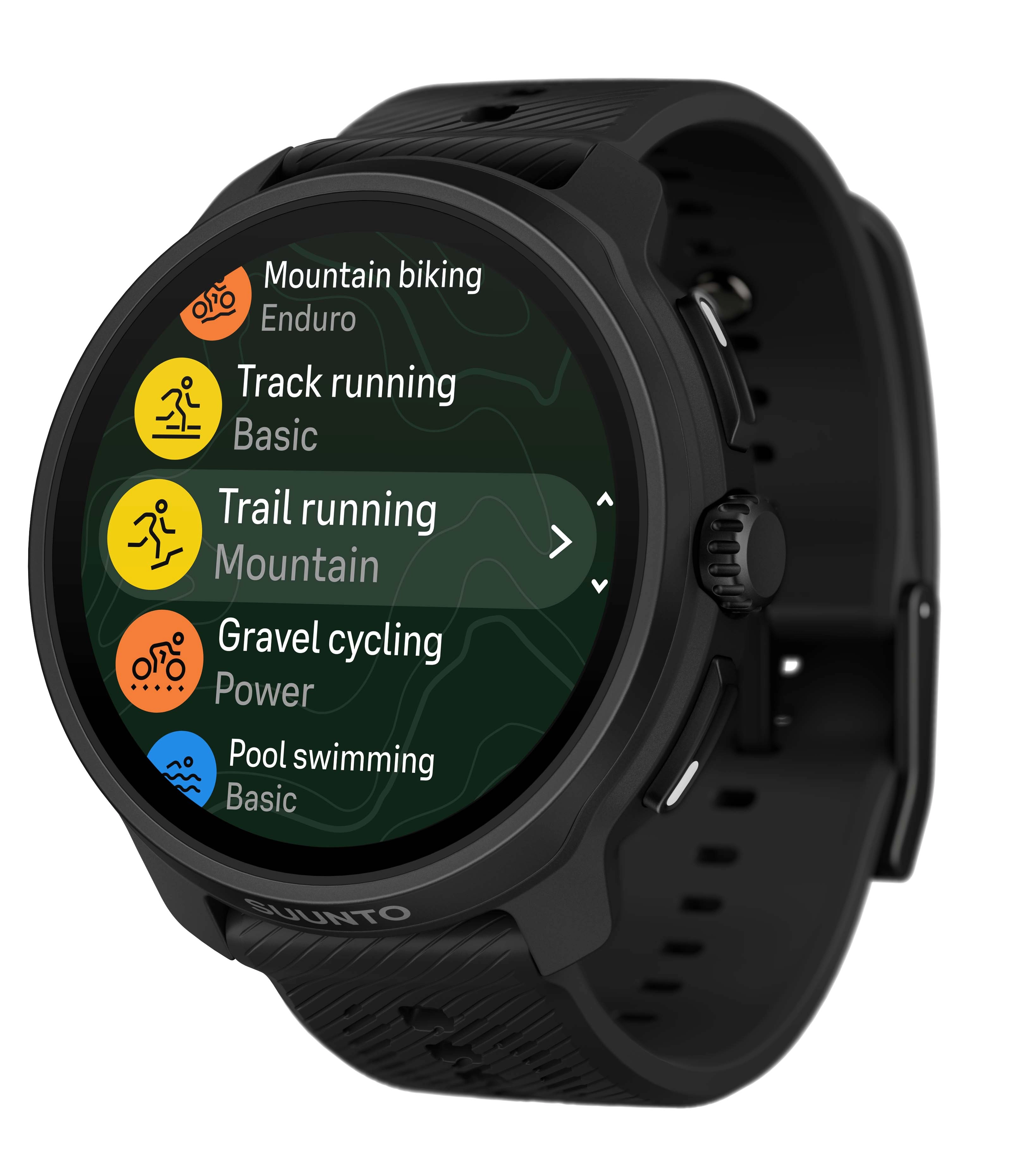 Zegarek sportowy Suunto Race 2 All Black 49mm GPS Czarny