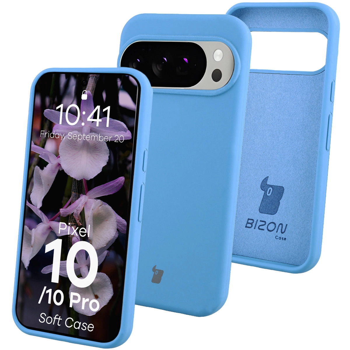 Etui Bizon Soft do Google Pixel 10 / Google Pixel 10 Pro Niebieski