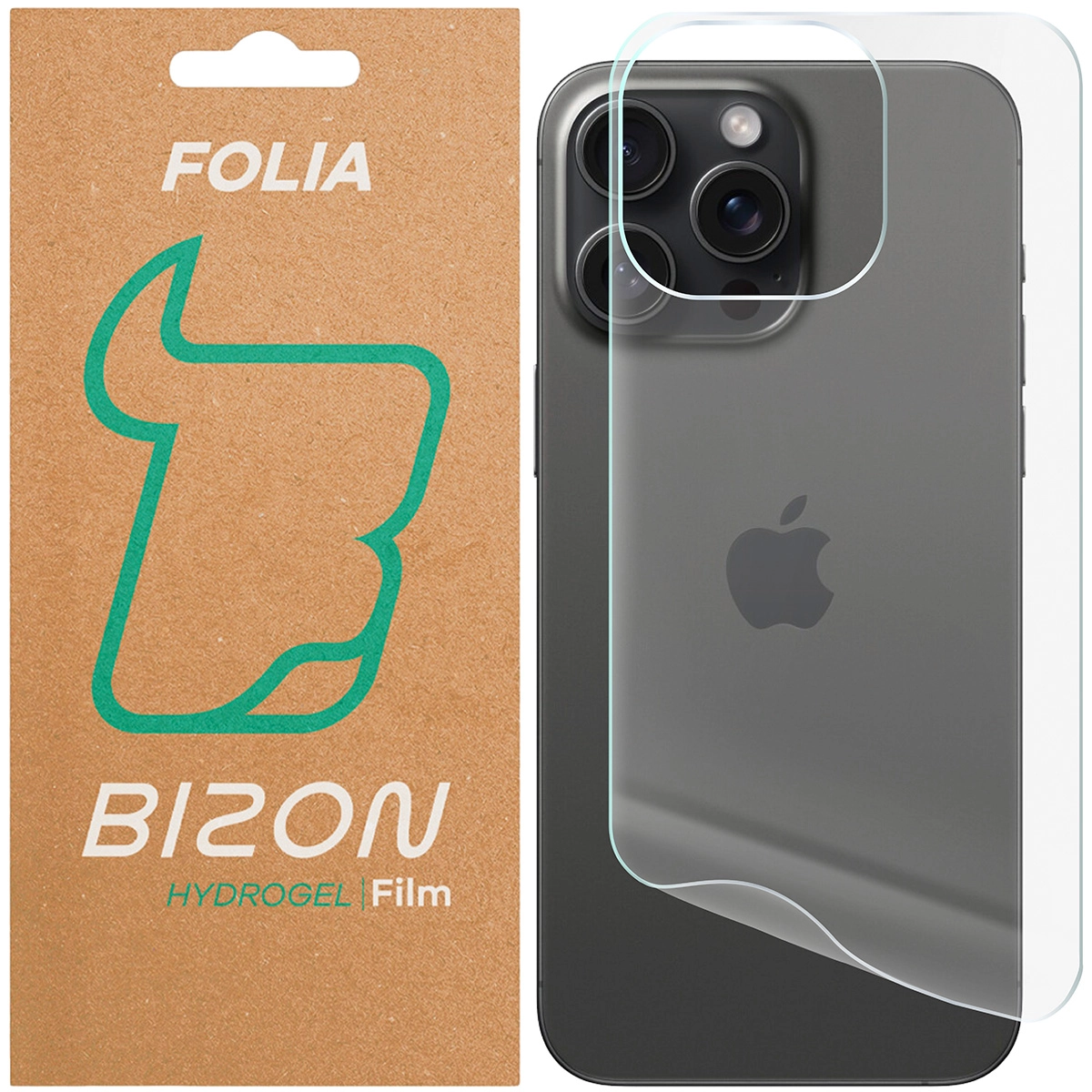 Folia hydrożelowa Bizon na tył Hydrogel Back do iPhone 15 Pro Max 1 sztuka