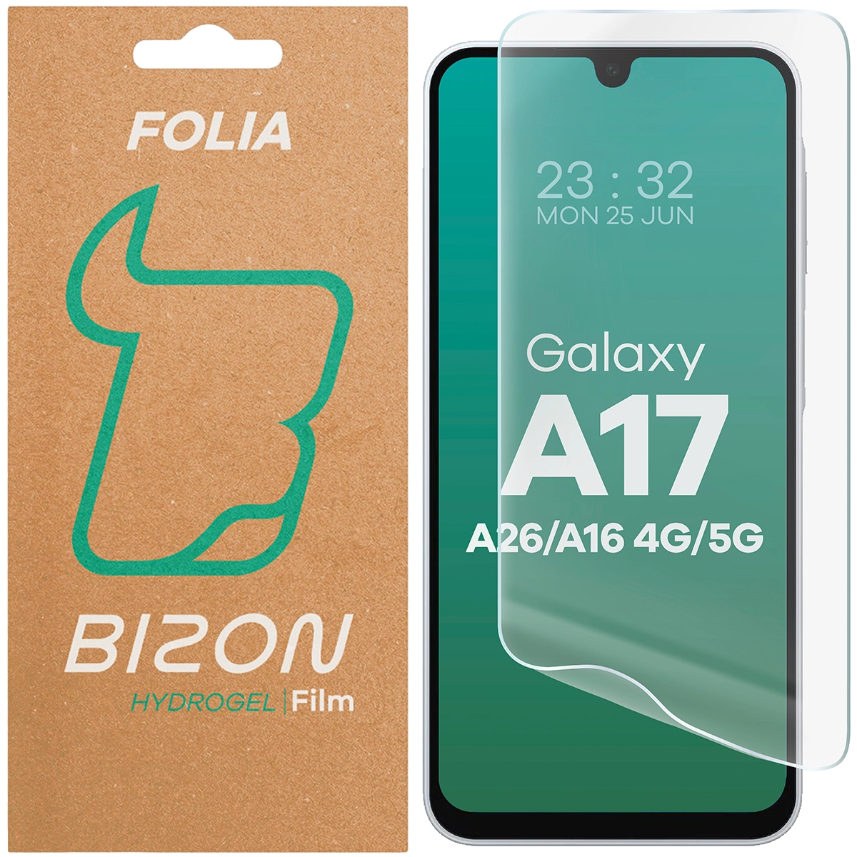 Folia hydrożelowa Bizon na ekran Hydrogel Front do Samsung Galaxy A16 4G/5G / Samsung Galaxy A26 5G 1 sztuka