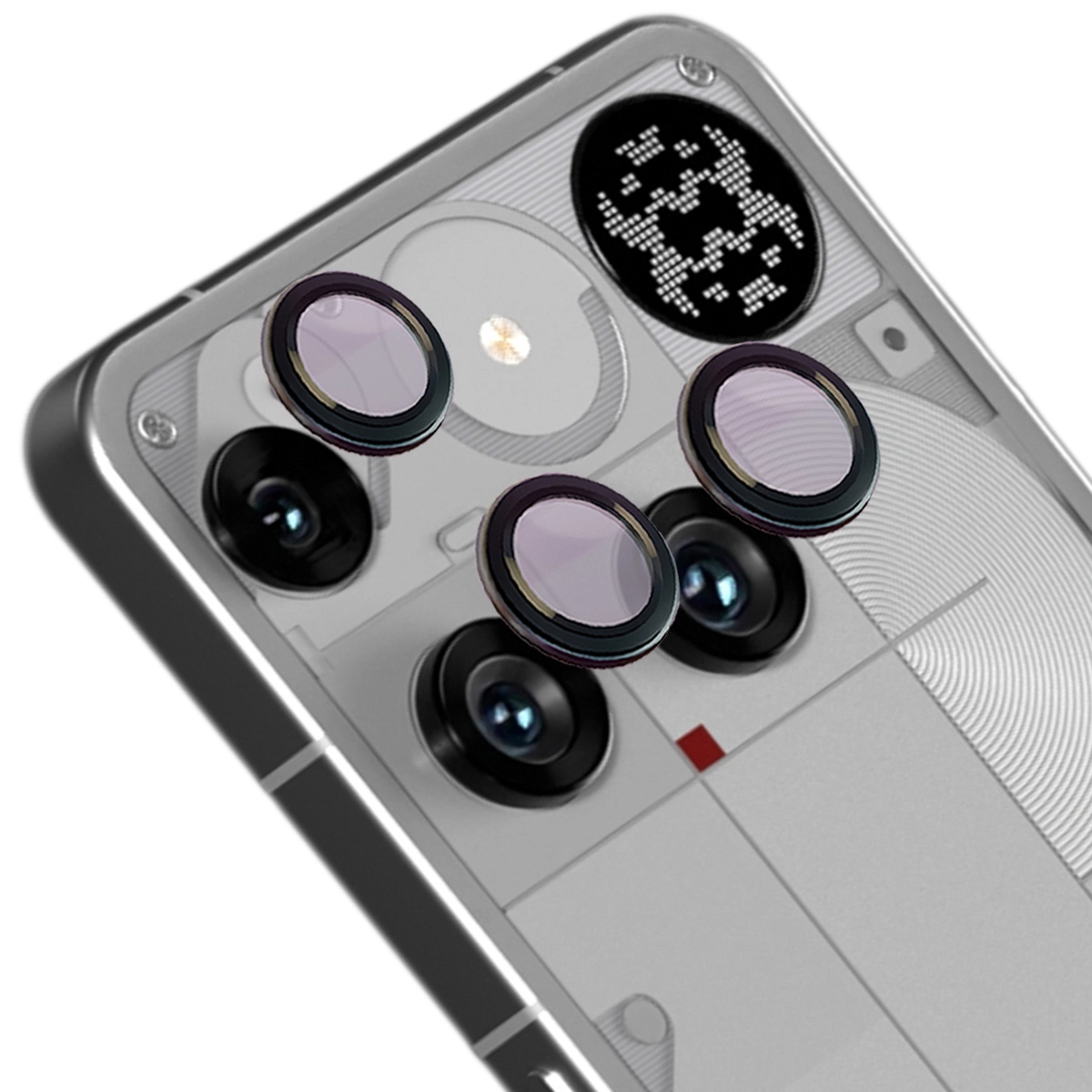 Szkło ochronne Bizon na aparat z aplikatorem Snap Lens do Nothing Phone (3)