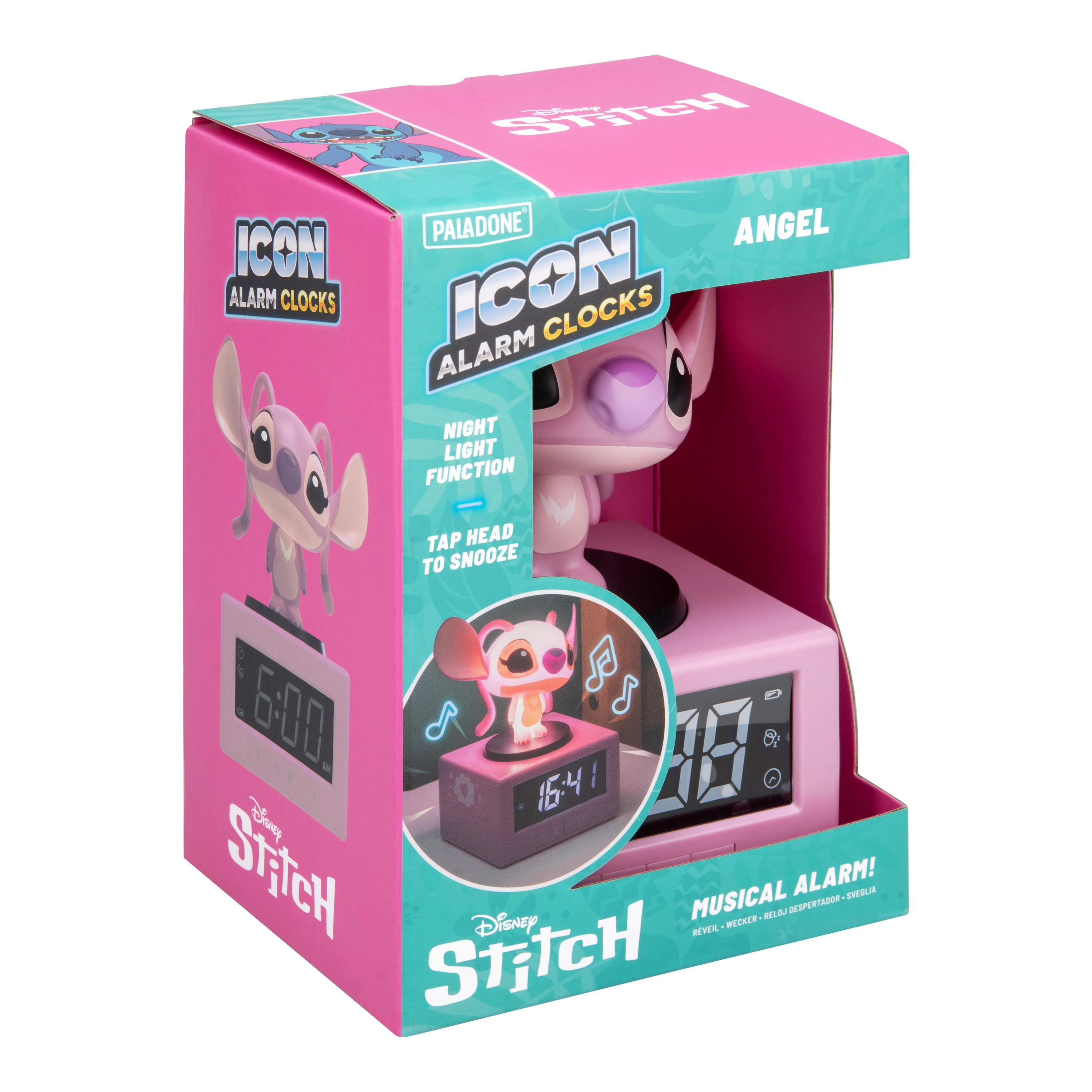 Budzik Paladone ICON Alarm Clock Stitch Angel