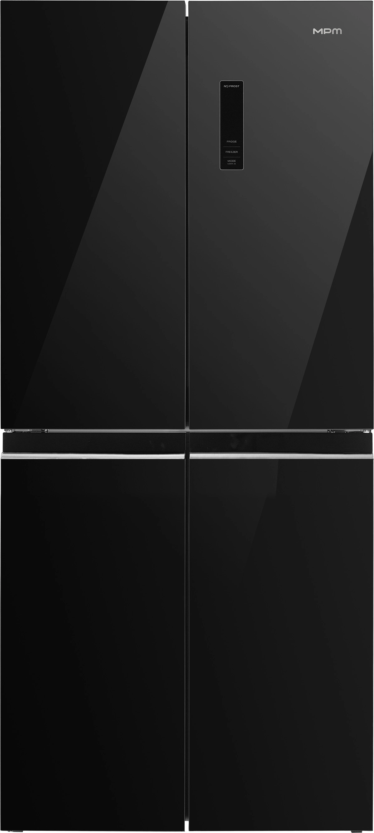 MPM SBS 434-SBF-17/D Pełny No Frost 180cm Czarny