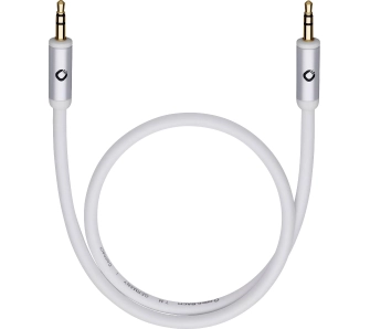 Kabel  audio Oehlbach 60010 jack 3,5mm 0,5m Biały