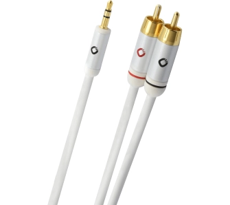 Kabel audio Oehlbach 60003 Jack RCA 3m Biały