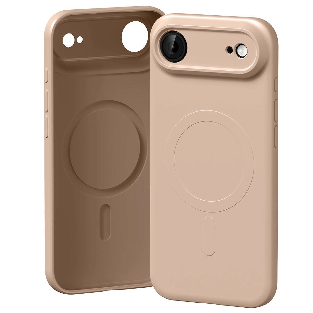 Etui Mercury Semi-Silicone MagSafe do iPhone Air różowo-piaskowy