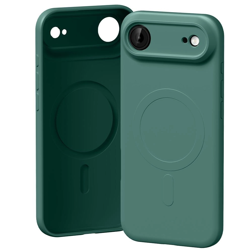 Etui Mercury Semi-Silicone MagSafe do iPhone Air zielony