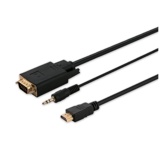 Adapter Savio CL-104 HDMI - VGA + Audio 1,8m