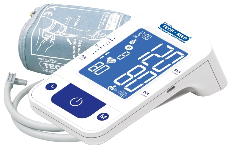 Ciśnieniomierz Tech-Med TMA-CONTROL 3  Wykrywanie arytmii