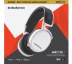 Słuchawki bezprzewodowe z mikrofonem SteelSeries Arctis 7 Nauszne Biały