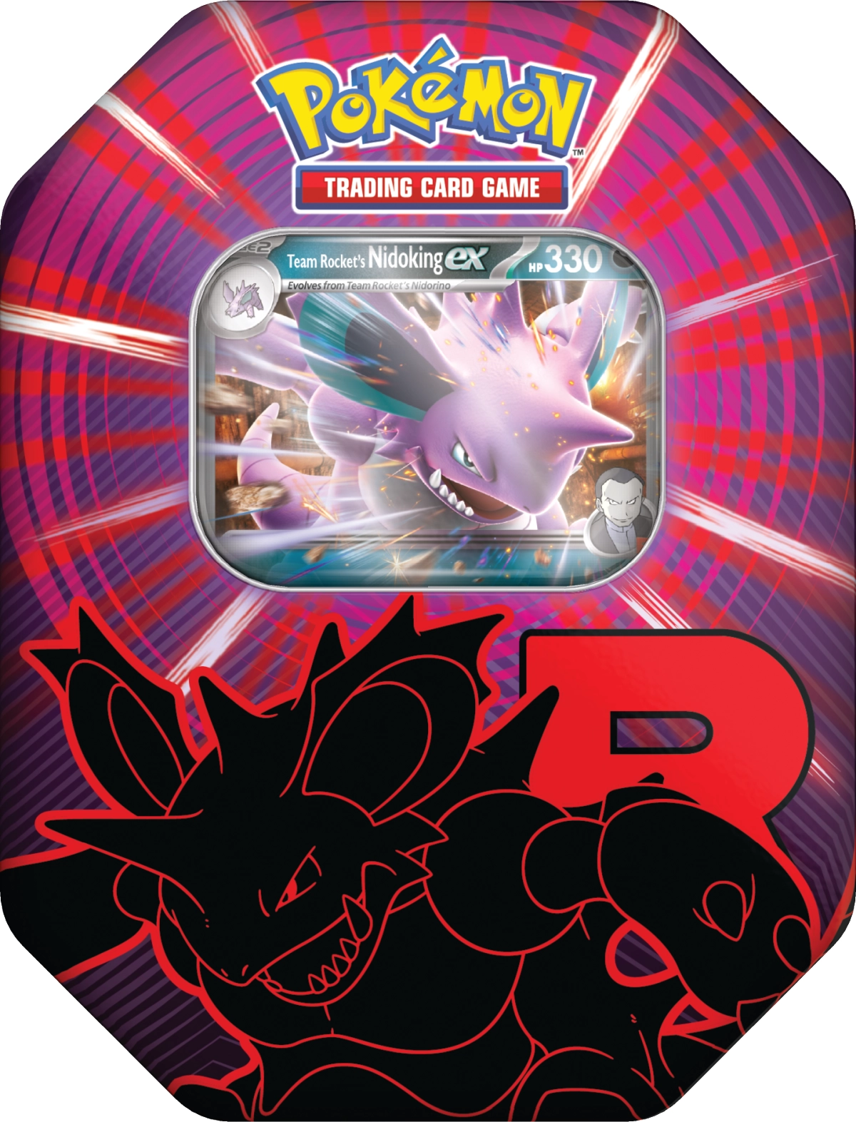 Karta kolekcjonerska Pokémon TCG: Team Rocket Tin - Nidoking