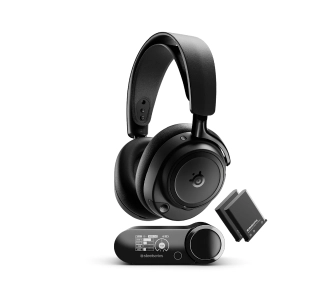 Słuchawki bezprzewodowe z mikrofonem SteelSeries Arctis Nova Elite Nauszne Czarny