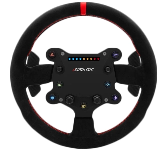 Kierownica Simagic GT Sport Alcantara 30 cm z łopatkami i podświetleniem LED