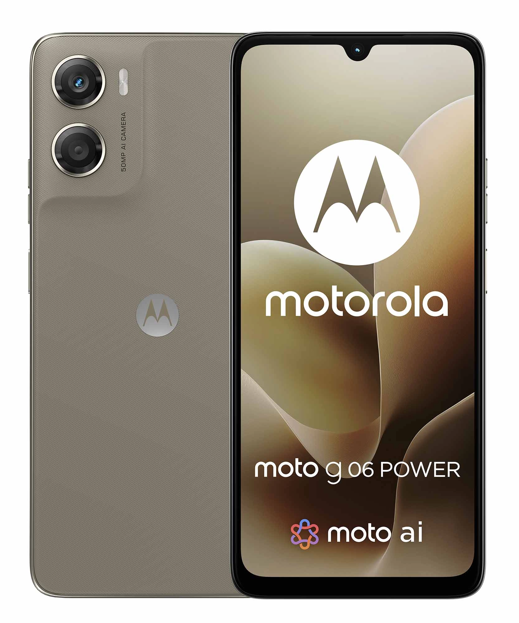 Motorola moto g06 power 4/64GB Funkcje AI 6,88" 120Hz 50Mpix Beżowy