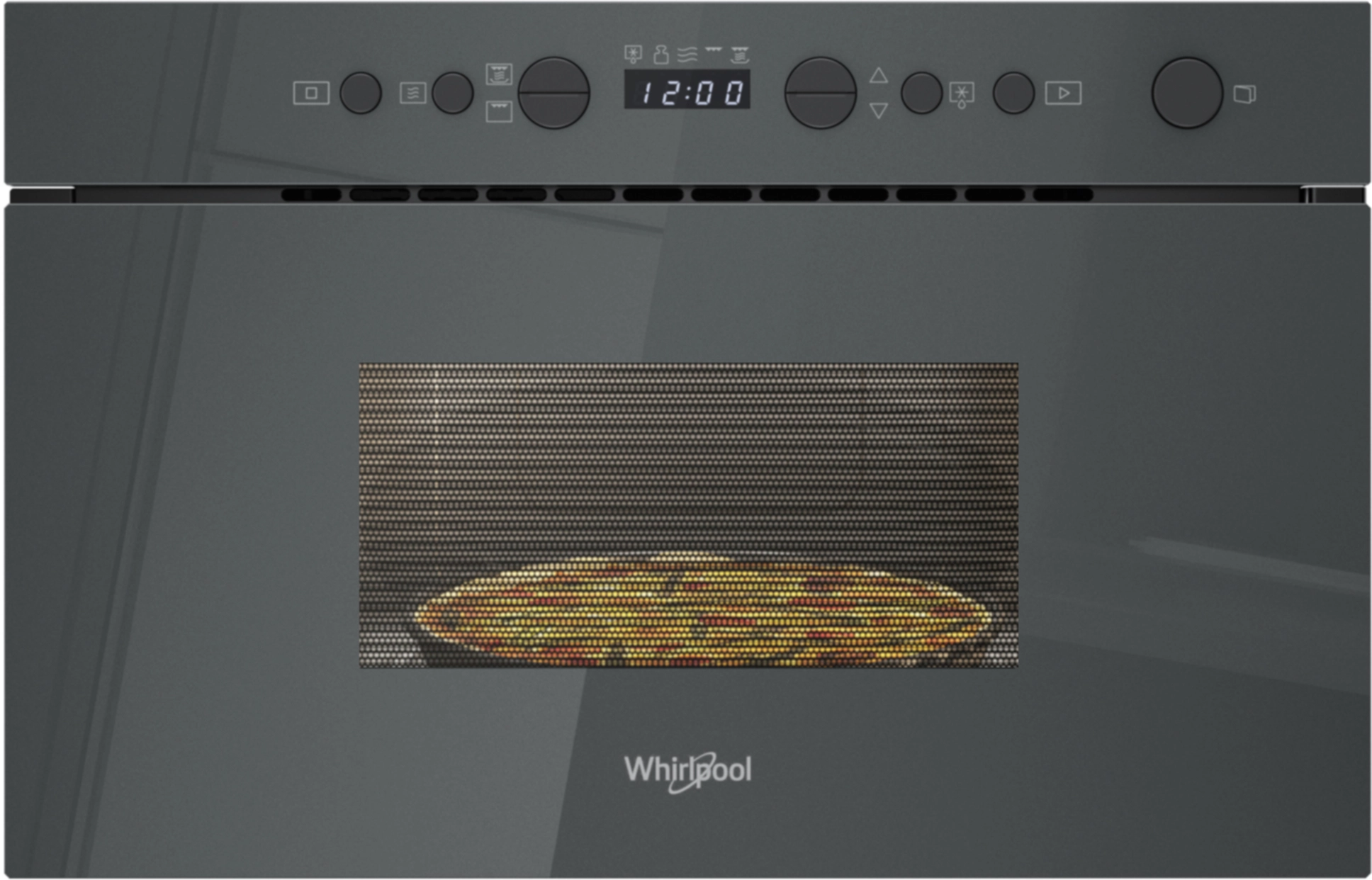 Kuchenka mikrofalowa Whirlpool WMN14BSG Crisp Grill Grafitowy