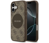 Guess 4G Circle Classic Logo MagSafe do iPhone 17 Brązowy