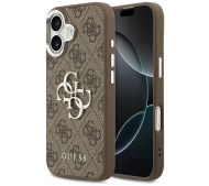 Guess 4G Big 4G Classic Logo do iPhone 17 Brązowy srebrny