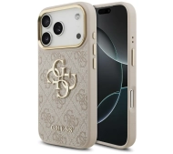 Guess 4G Big 4G Classic Logo do iPhone 17 Pro różowy złoty