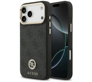 Guess 4G Strass Logo MagSafe do iPhone 17 Pro Max czarny