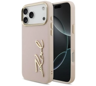Karl Lagerfeld Karl Script Logo do iPhone 17 Pro Max Różowy