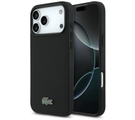 Lacoste Petit Pique Lacquer Logo MagSafe do iPhone 17 Pro Max czarny