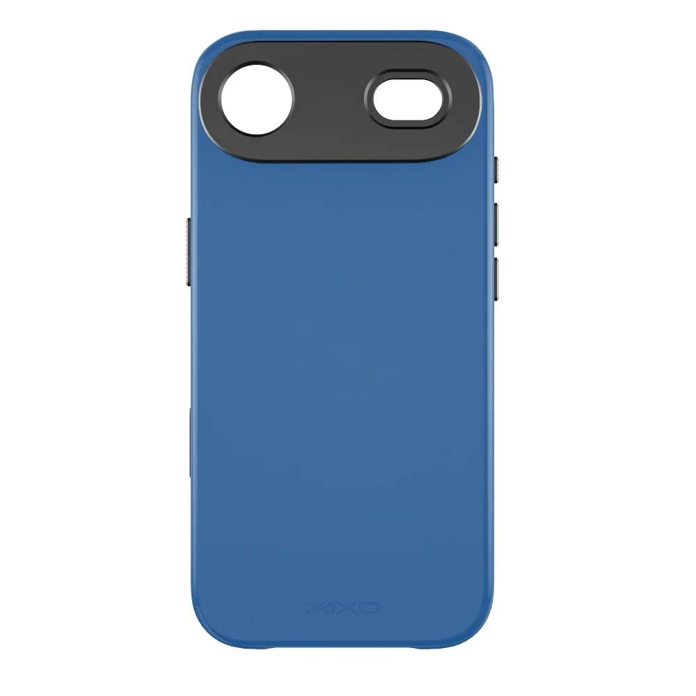 Etui Yaxo Leather Gear Slim Case MagSafe do iPhone Air Niebieski