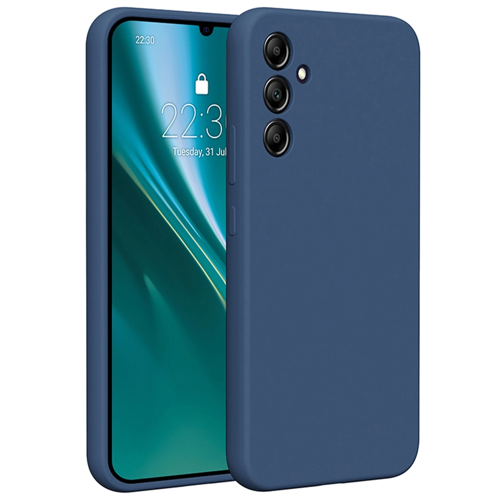 Etui Etteri Silicone Case do Galaxy A34 5G Niebieski