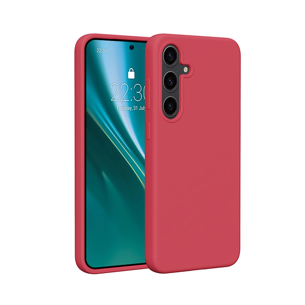 Etui Etteri Silicone Case Galaxy S24 Plus Malinowy