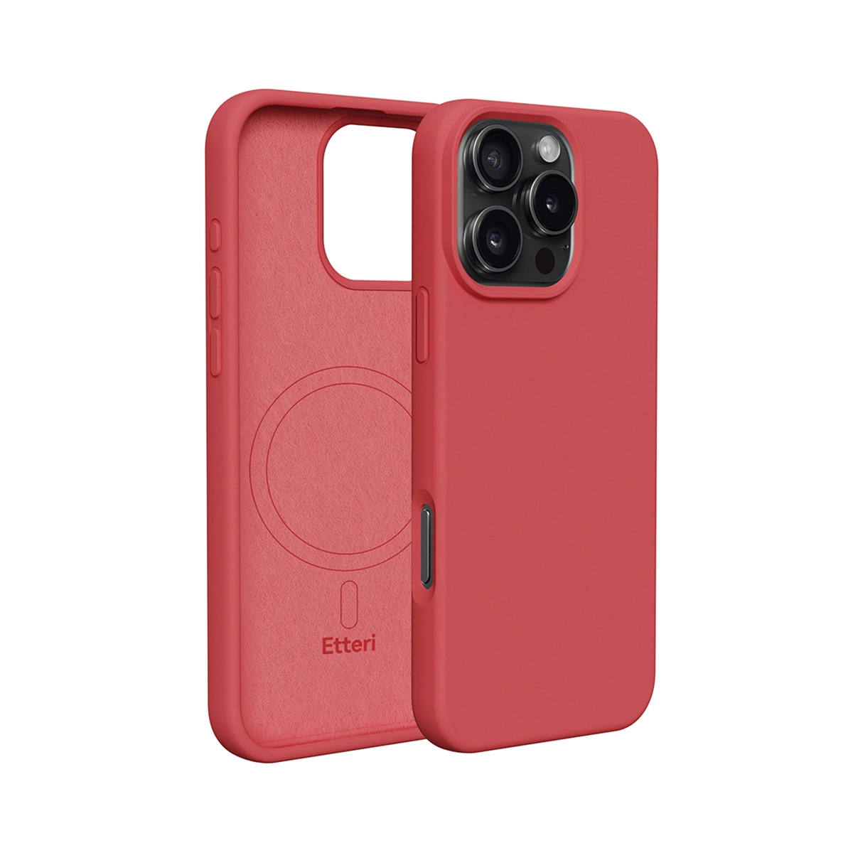 Etui Etteri Silicone Case do iPhone 12 Malinowy